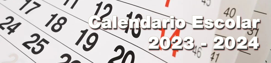Calendario Escolar 2023 - 2024